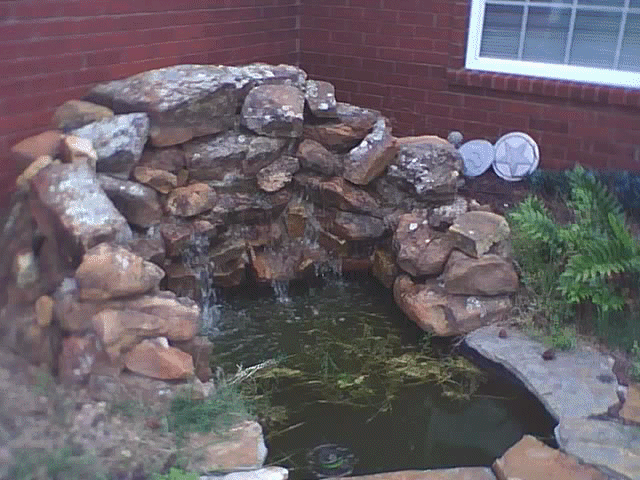 the old waterfall